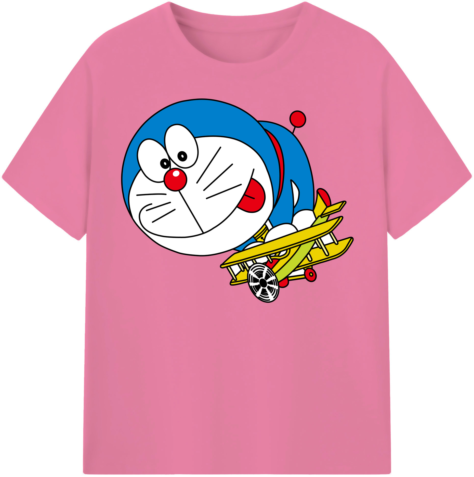 （画像用） ドラえもん Doraemon 綿100％半袖Tシャツ（フロントプリント）